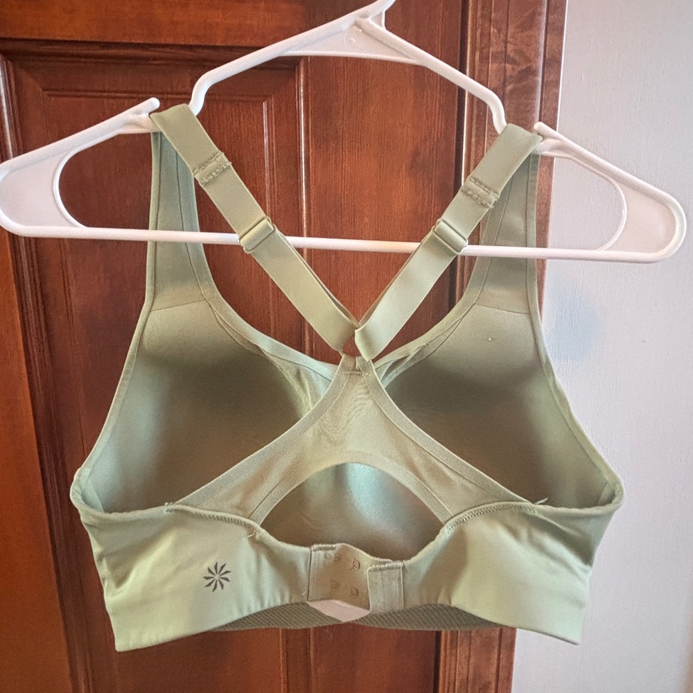 Athleta Sage Green Sports Bra - Picture 2 of 3